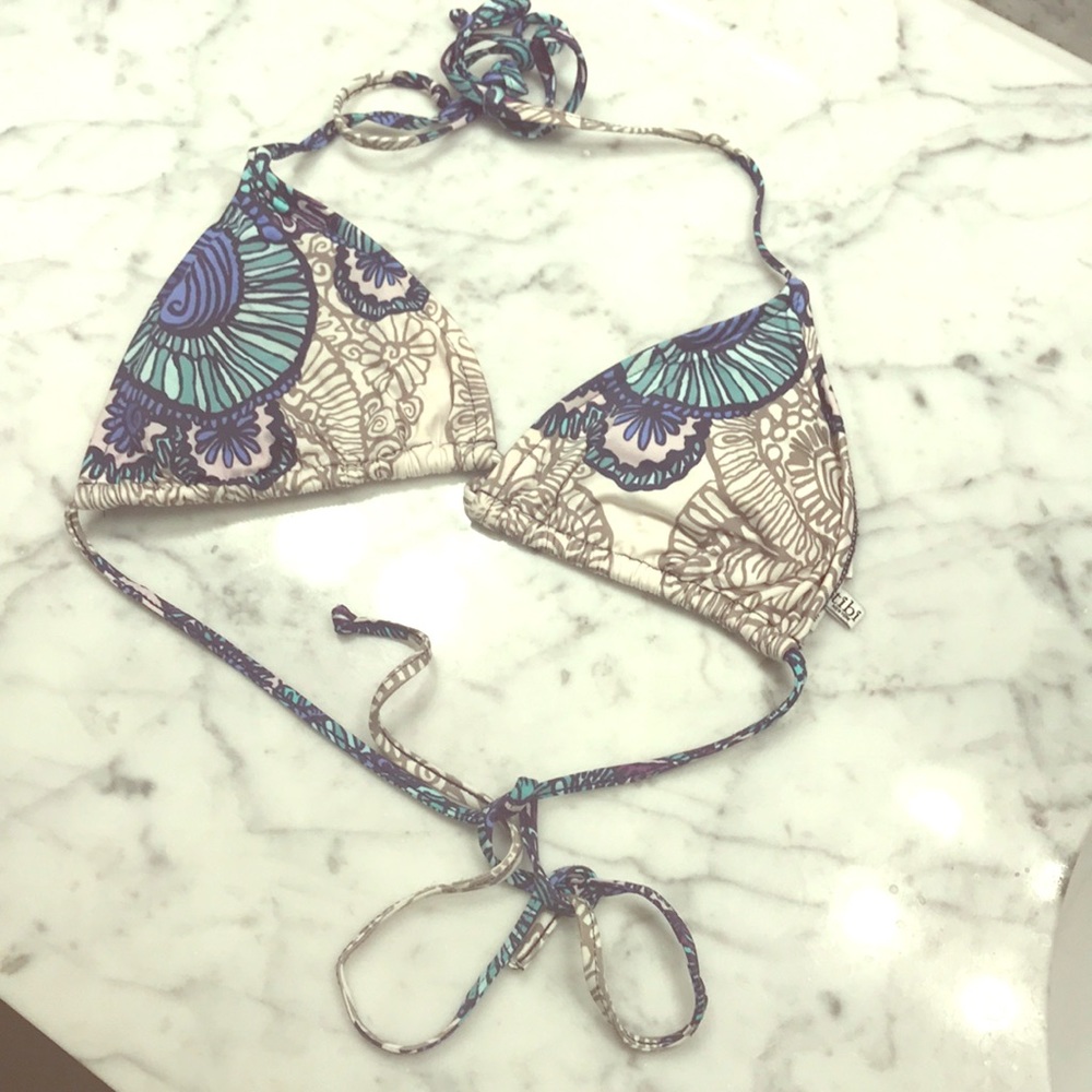 TIBI triangle bikini top